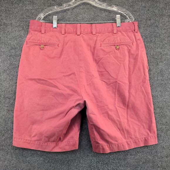 Jos. A. Bank Mens Chino Shorts Pink Size 38 Cotton Slash Pockets - Picture 3 of 11